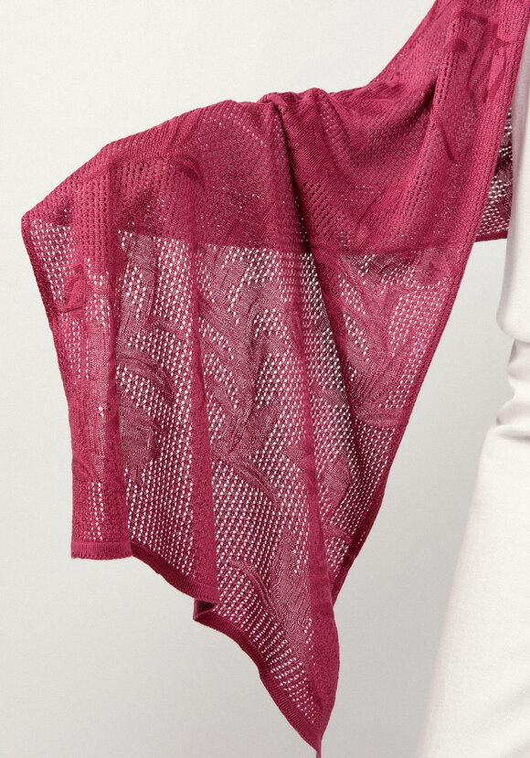 Палантин ажурный из натуральной шерсти шир.  580, рис. 32