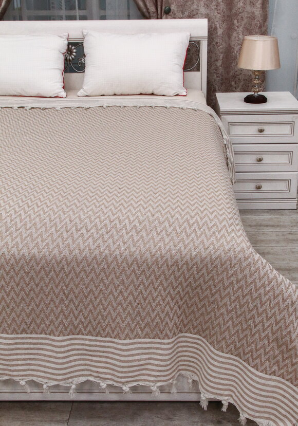 Жаккардовое покрывало Айла, евро шир.  580, рис. 29