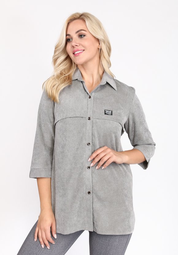 Блуза Вельветовая радость шир.  580, рис. 1