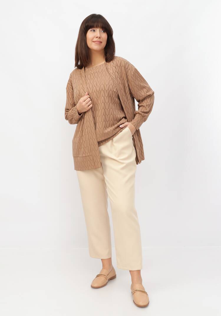 Кардиган с фактурным рисунком шир.  750, рис. 7