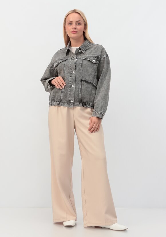 Джинсовая куртка Селена шир.  580, рис. 2