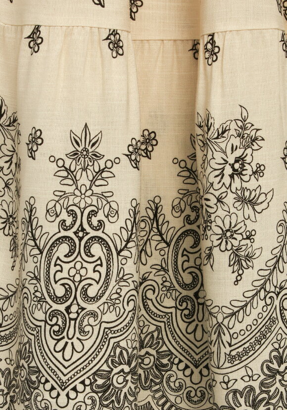 Юбка на резинке с купонным принтом шир.  580, рис. 17