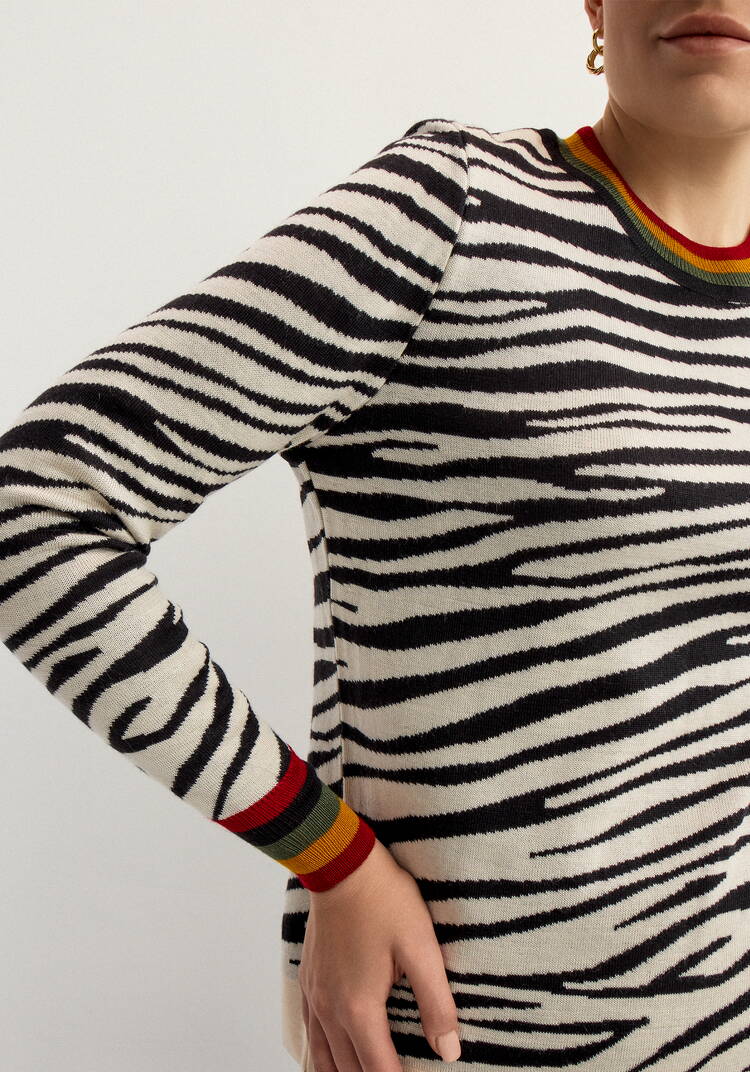 Джемпер с жаккардовым рисунком шир.  750, рис. 23