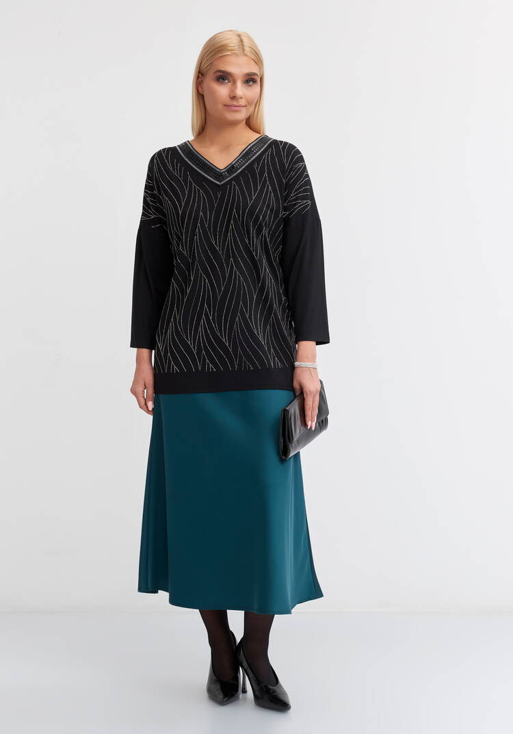 Блуза Изящные линии шир.  750, рис. 2