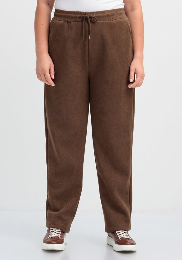 Брюки с начесом на резинке Ирма шир.  580, рис. 4