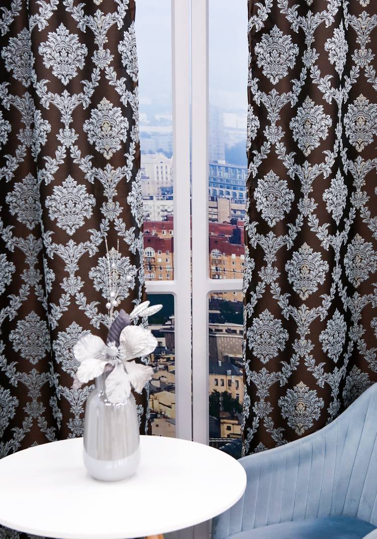 Портьеры с жаккардовым рисунком Верона шир.  750, рис. 10