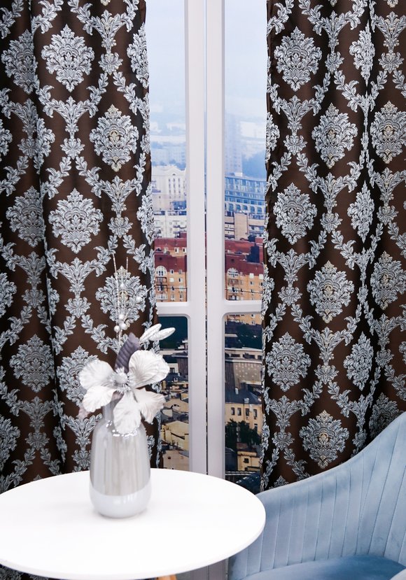 Портьеры с жаккардовым рисунком Верона шир.  580, рис. 10