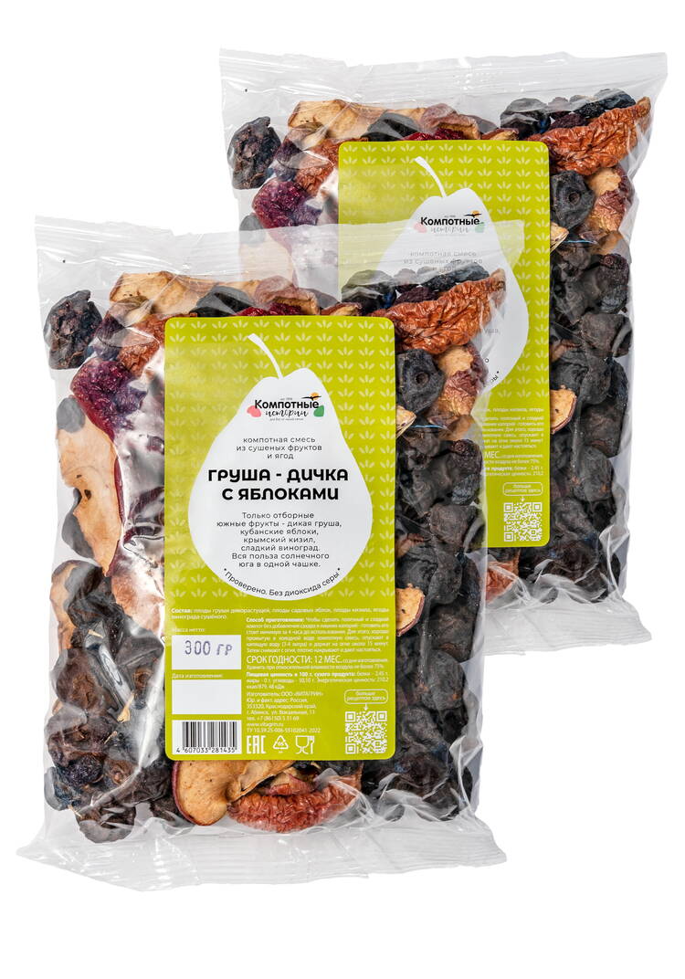 Компотная смесь Фруктовая мозаика, 2 шт. шир.  750, рис. 1