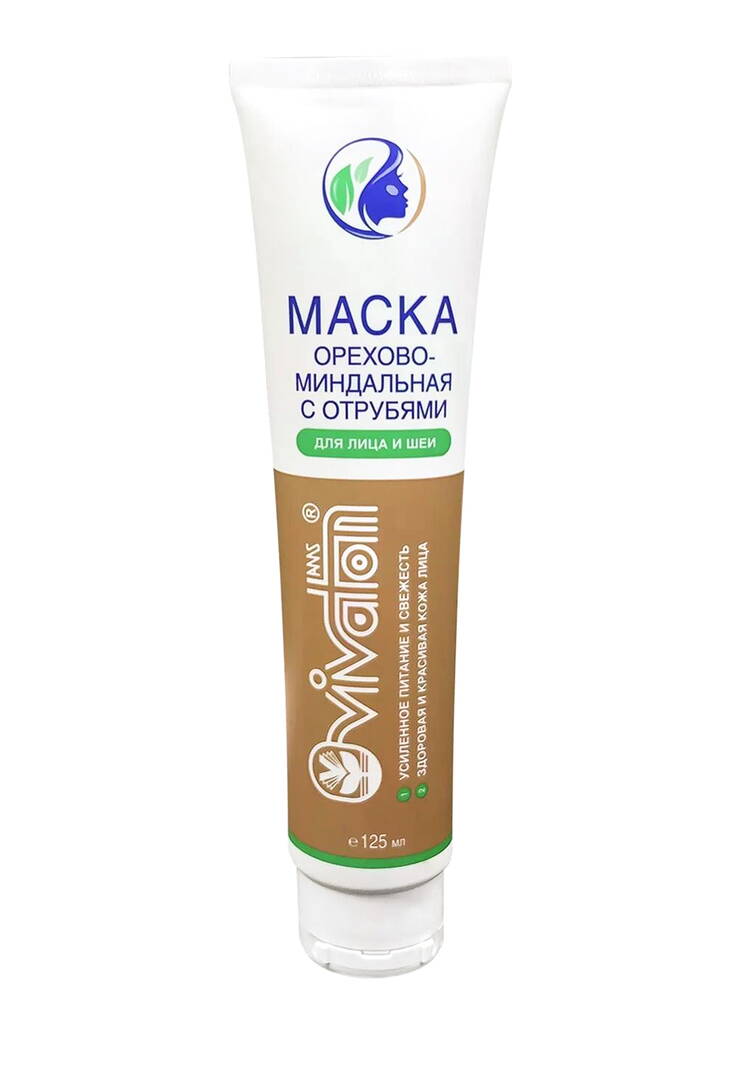 Маска для лица и шеи Виватон с отрубями,2шт шир.  750, рис. 2