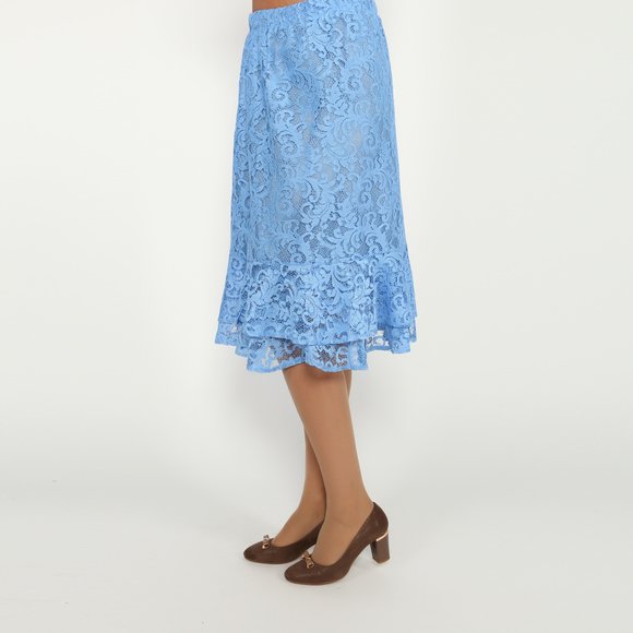 Юбка на резинке кружевная шир.  580, рис. 25