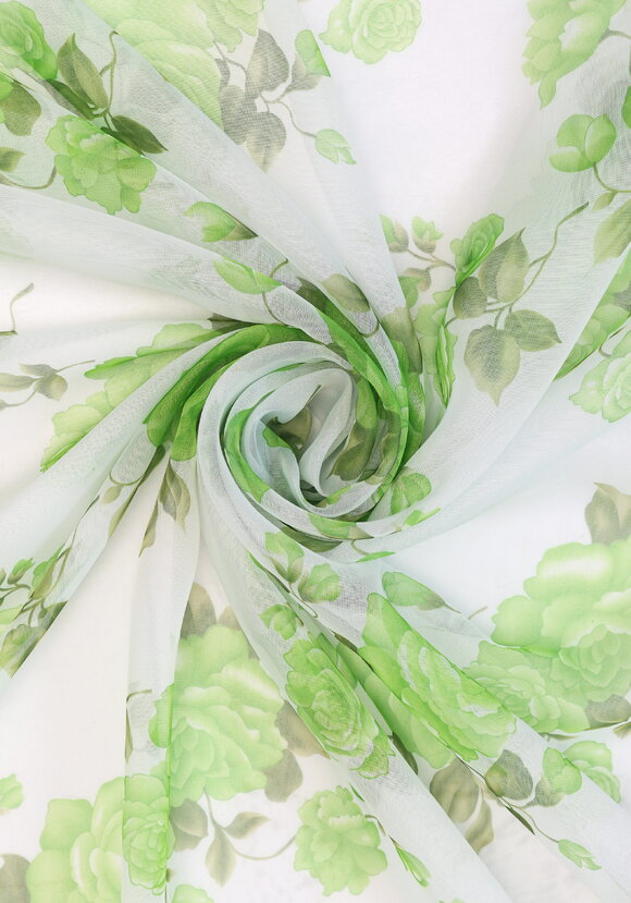 Тюль-вуаль Симфония цветов шир.  580, рис. 15