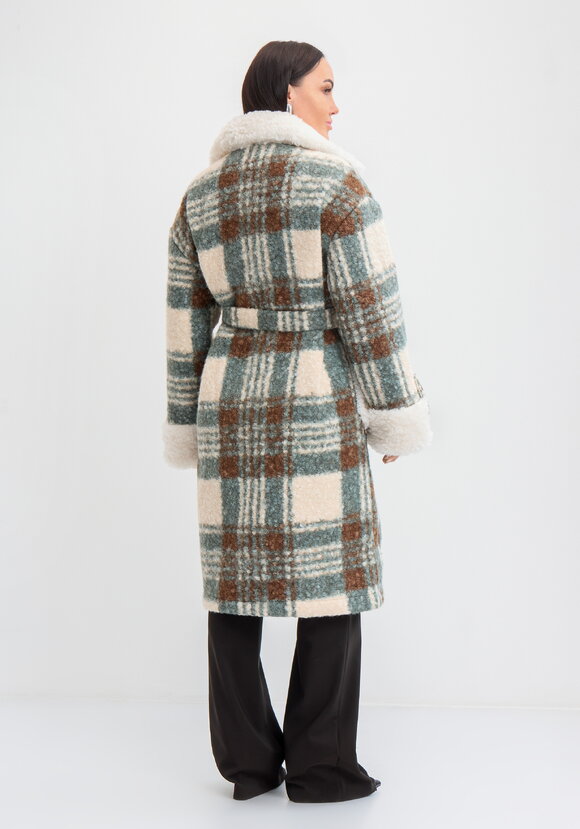 Пальто-эко в клетку шир.  580, рис. 10