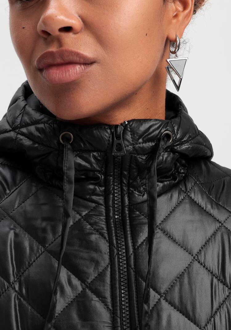 Куртка стёганая с капюшоном шир.  750, рис. 5