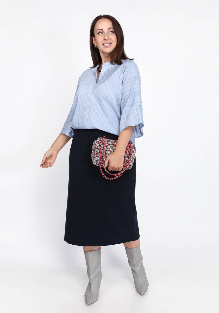 Юбка однотонная шир.  750, рис. 8