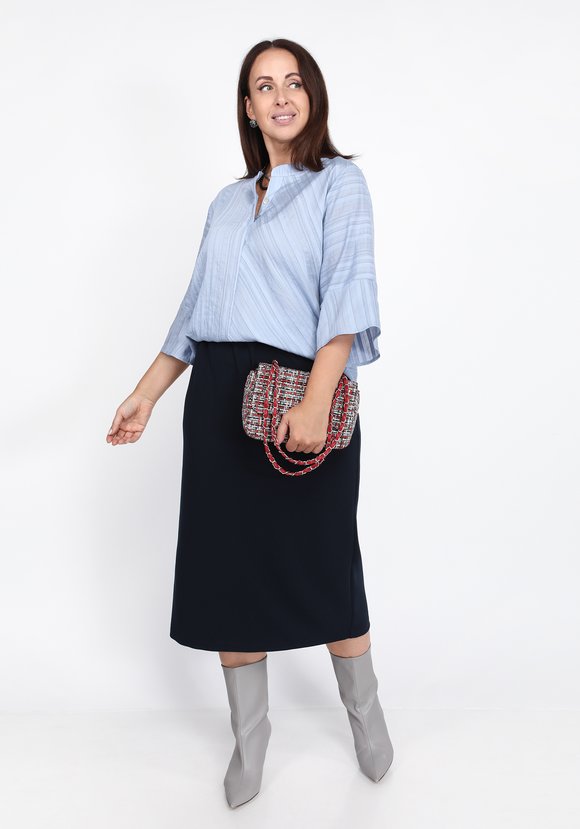 Юбка однотонная шир.  580, рис. 8