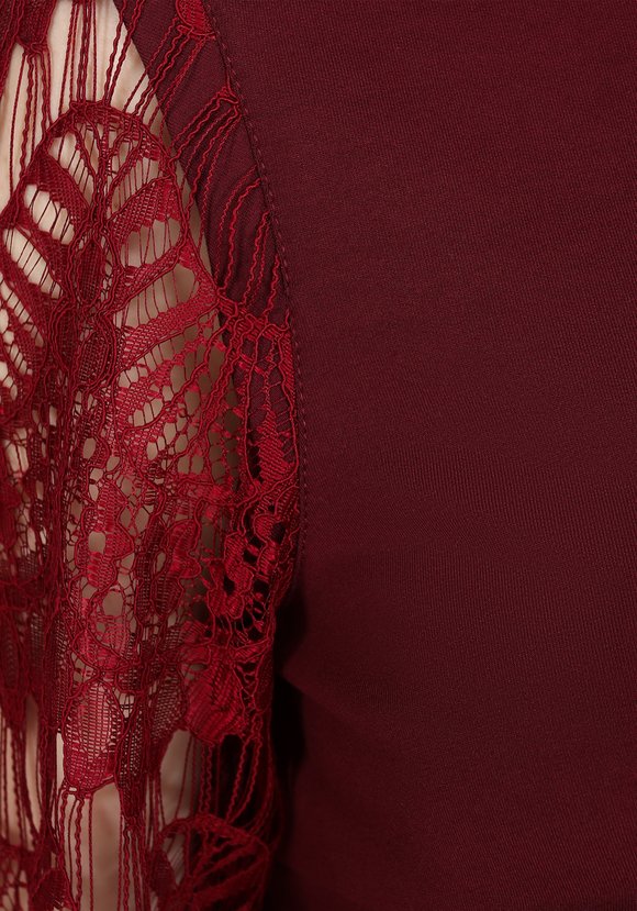 Топ-блуза с кружевным рукавом шир.  580, рис. 15