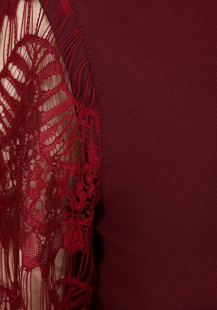 Топ-блуза с кружевным рукавом шир.  750, рис. 15