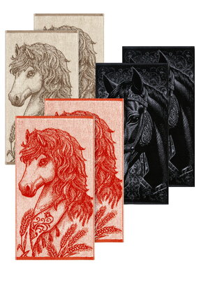 Полотенце махровое Символ года, 6 шт.