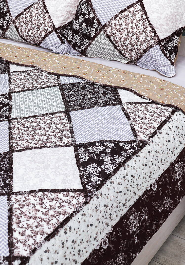 Покрывало с наволочками Печворк шир.  750, рис. 12