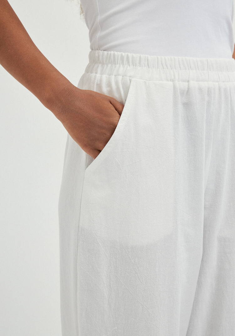 Брюки-тюльпан на резинке шир.  750, рис. 5