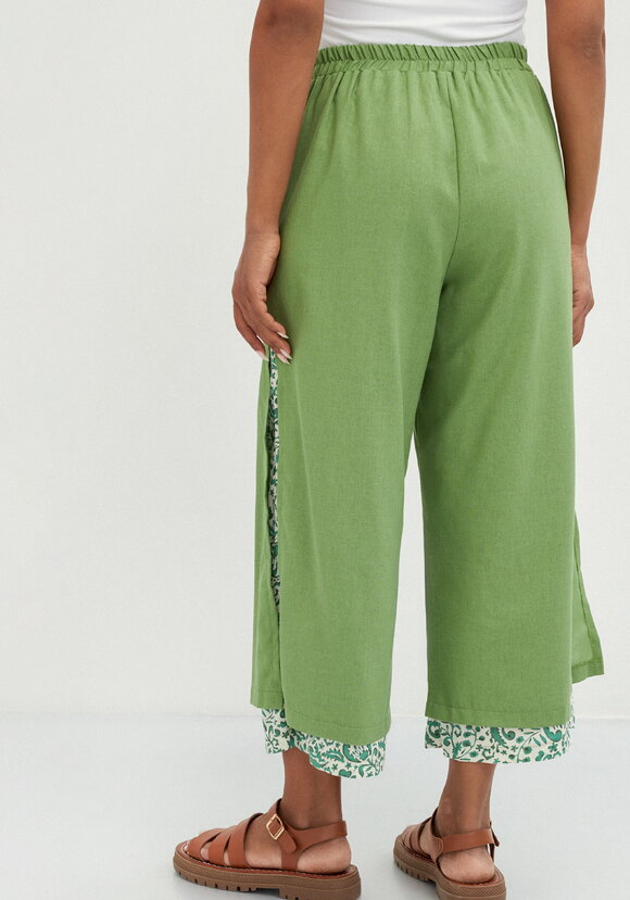 Брюки комбинированные длиной 7/8 шир.  580, рис. 11