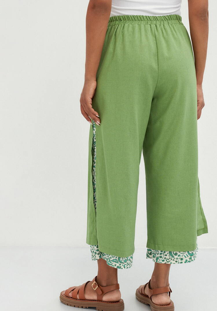 Брюки комбинированные длиной 7/8 шир.  750, рис. 11