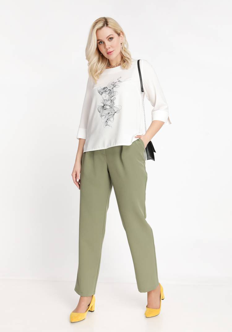 Блуза Таинственная красавица шир.  750, рис. 3