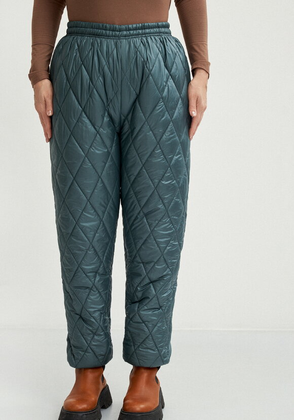 Брюки стеганые, утеплённые Элина шир.  580, рис. 10