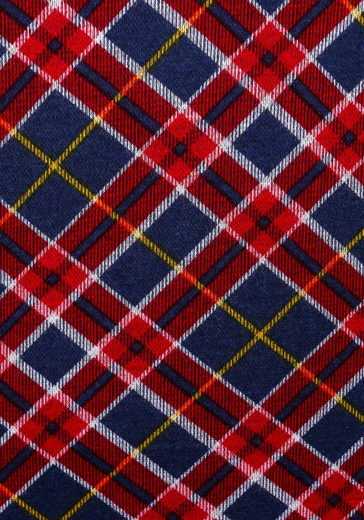 Платье в клетку с карманами из эко-кожи шир.  750, рис. 6