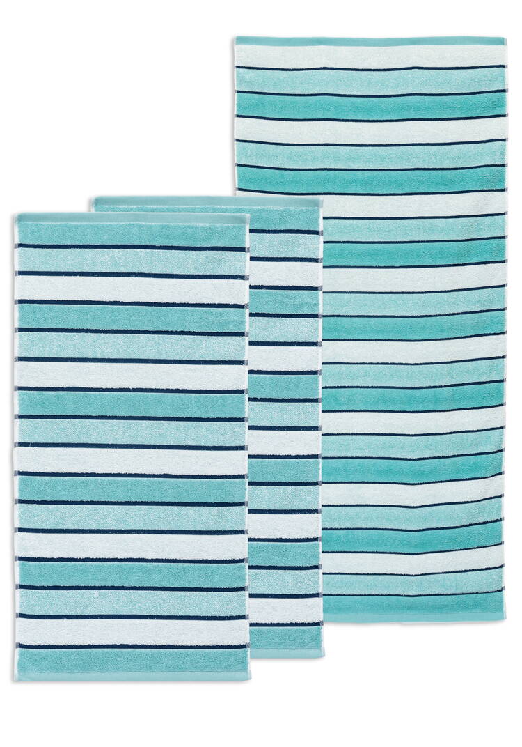 Комплект полотенец Мягкие линии, 3 шт. шир.  750, рис. 9