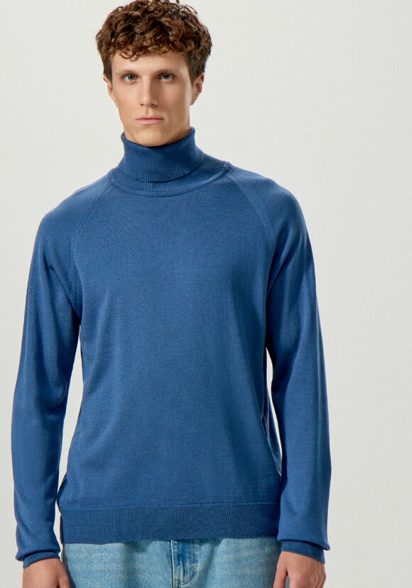 Свитер базовый с высоким воротом шир.  580, рис. 11