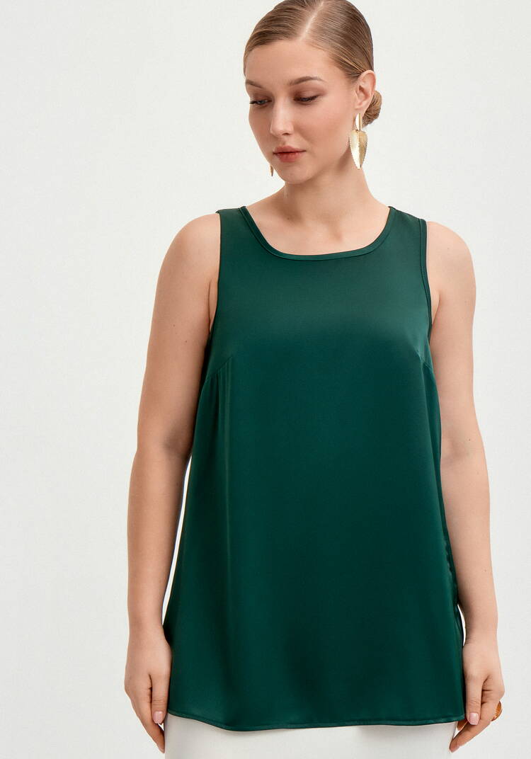 Туника из кружева с топом шир.  750, рис. 5