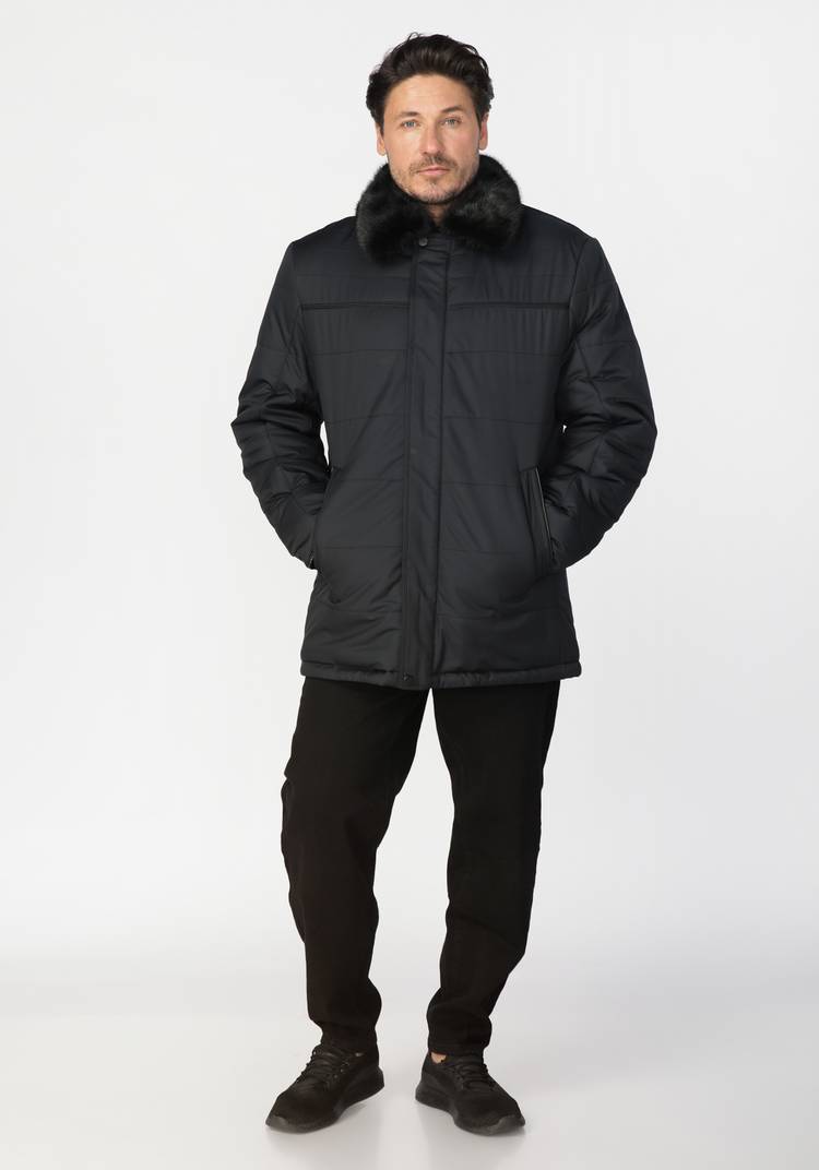 Куртка мужская с воротником меха норки Илья шир.  750, рис. 3