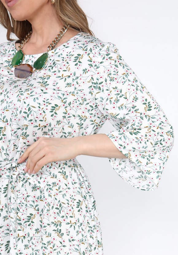 Платье с принтом мильфлер шир.  580, рис. 8