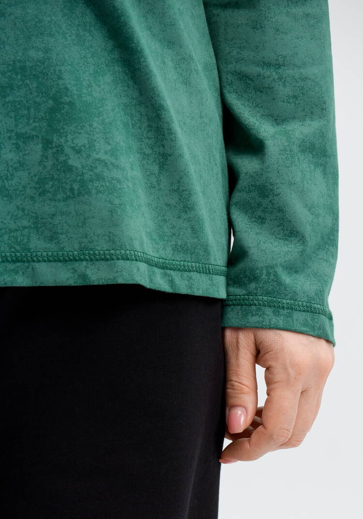 Лонгслив с принтом на горловине спинки шир.  750, рис. 30