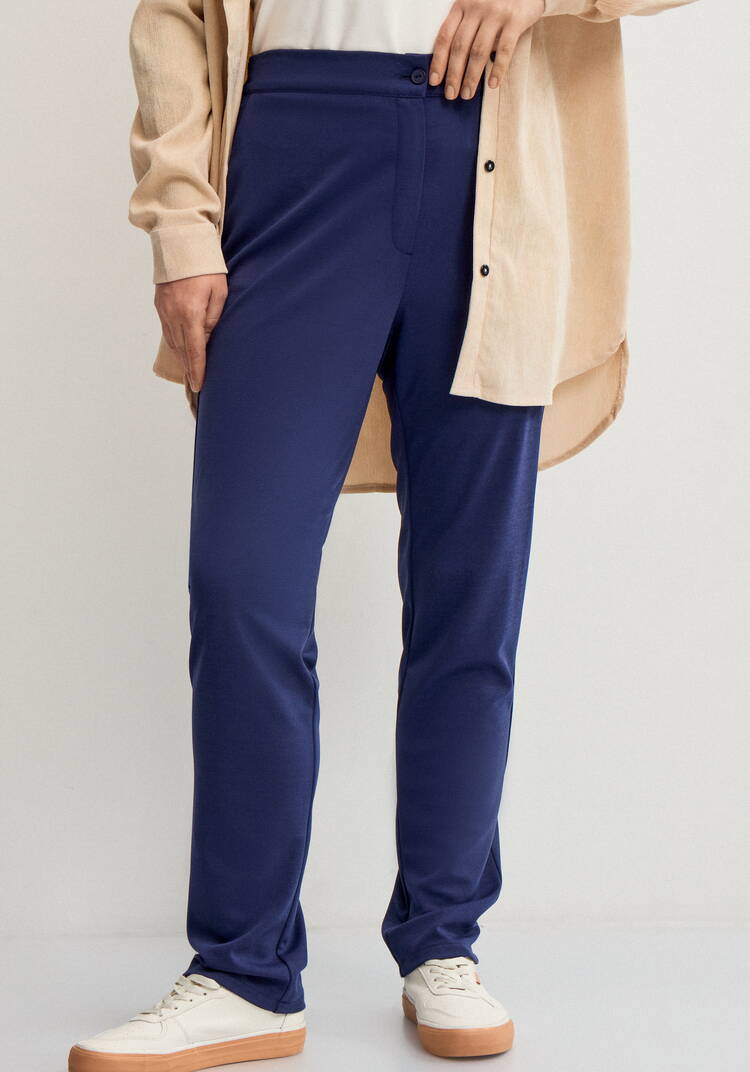 Брюки классические с карманами Белла шир.  750, рис. 9