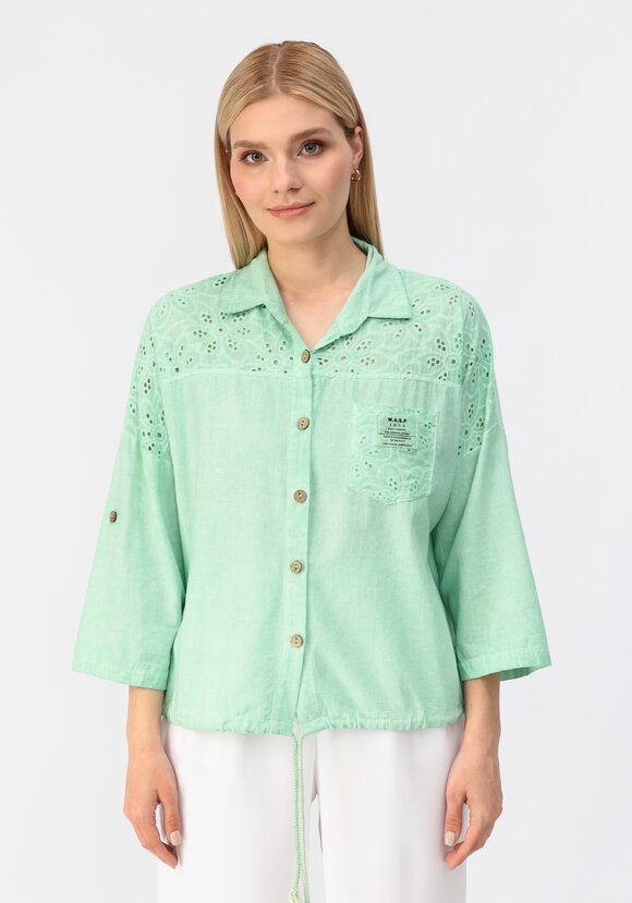 Рубашка с отложным воротником шир.  580, рис. 9