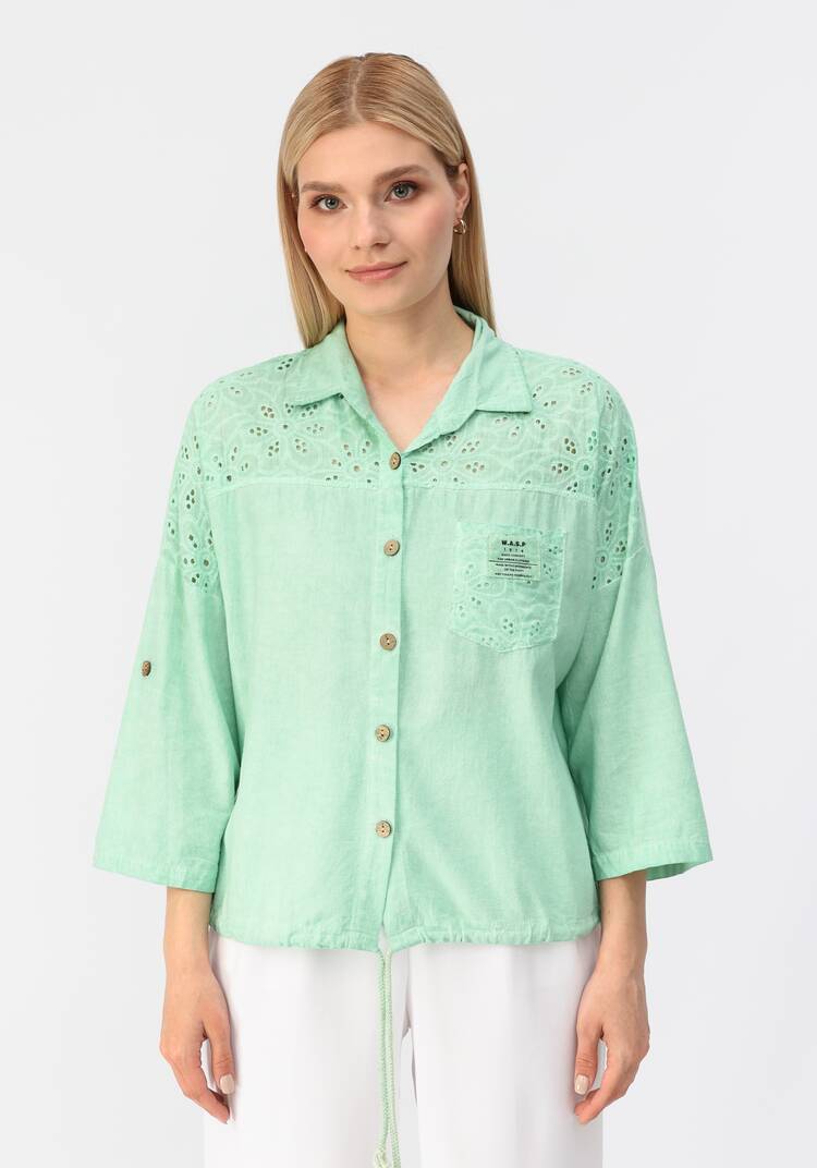 Рубашка с отложным воротником шир.  750, рис. 9