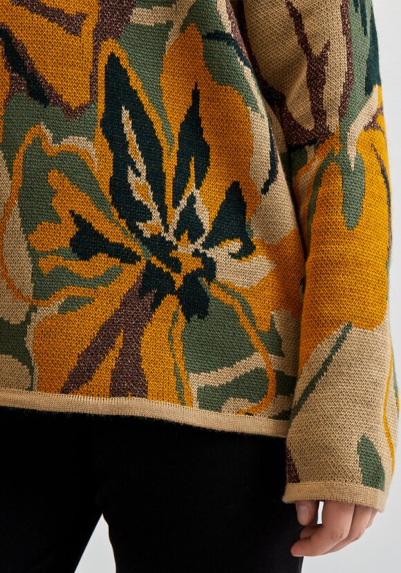 Джемпер с растительным орнаментом шир.  580, рис. 22