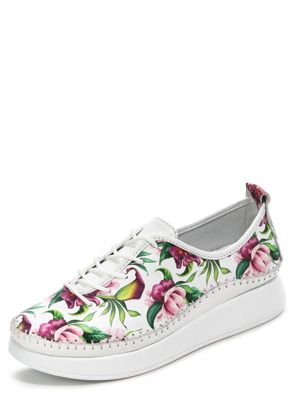 Полуботинки женские Цветы шир.  580, рис. 6