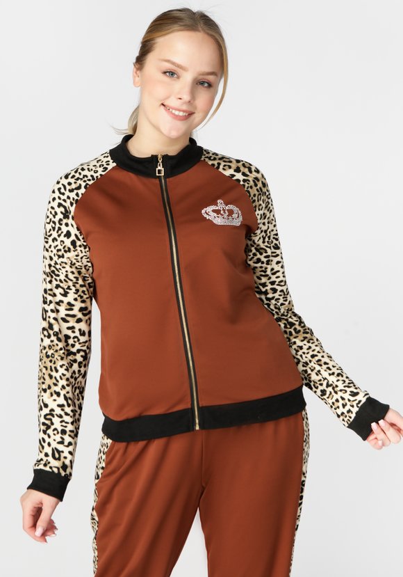 Костюм спортивный леопард Амазонка шир.  580, рис. 42