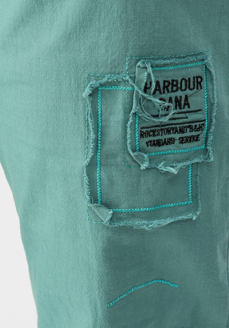 Брюки на резинке с декором шир.  750, рис. 12