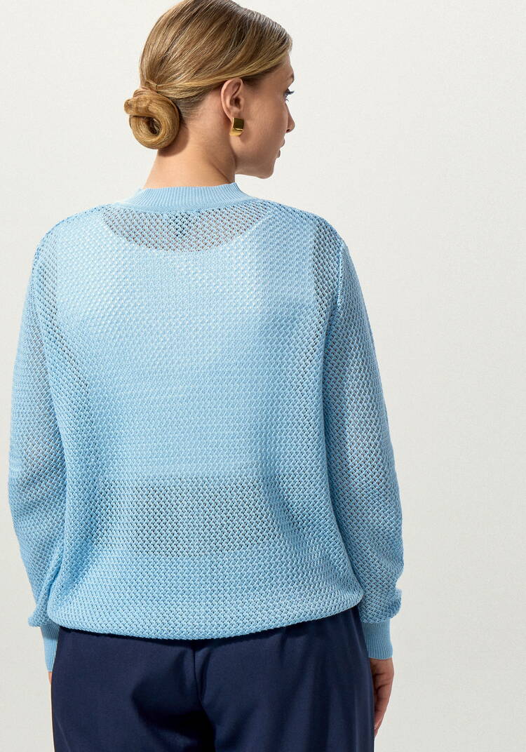 Бомбер ажурный на свободу движения шир.  750, рис. 9