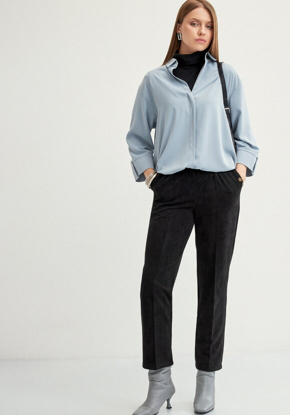 Брюки на резинке Аида шир.  580, рис. 7