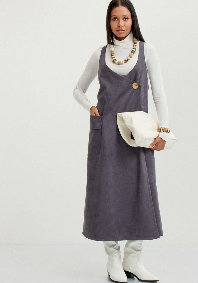 Сарафан с имитацией застёжки шир.  750, рис. 7