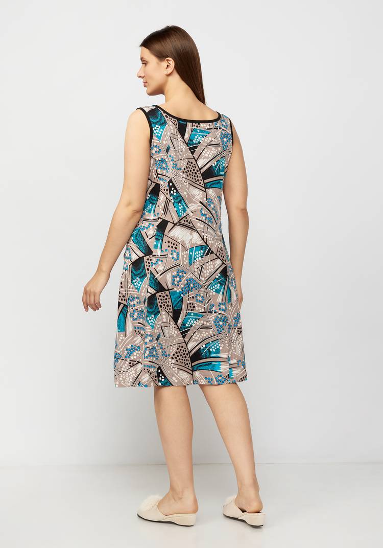 Платье-сарафан с рельефами Хелен шир.  750, рис. 3