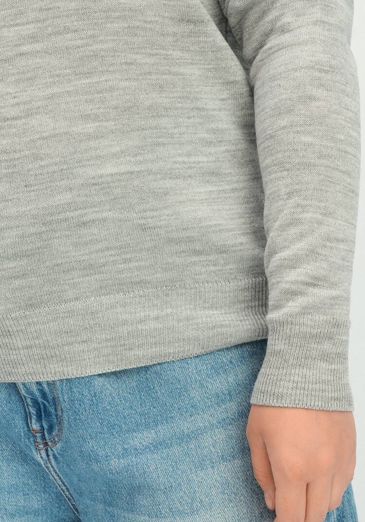 Джемпер прямого силуэта с высоким воротом шир.  750, рис. 47