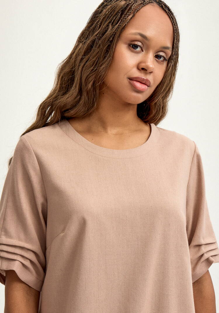 Платье изо льна свободного кроя шир.  750, рис. 14