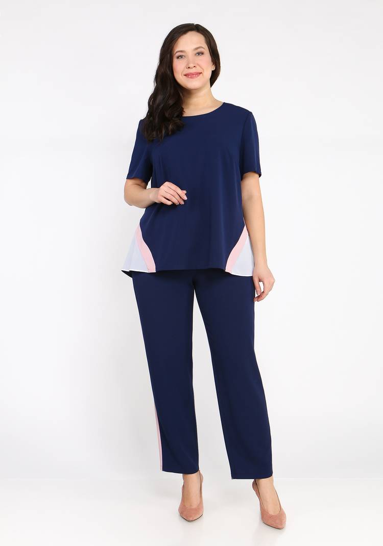 Блуза с коротким рукавом Мия шир.  750, рис. 7