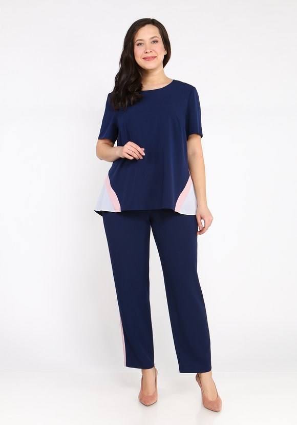 Блуза с коротким рукавом Мия шир.  580, рис. 7